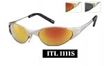 Sport Italian Designer Sunglasses 1111 Gun Metal Frame & Black Lens (picture to illustrate frames)