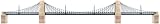 Hornby R8008 Grand Suspension Bridge 00 Gauge Building Accessory