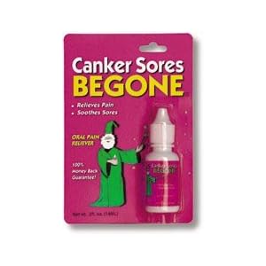 CANKER SORE BEGONE,DISPLY by Cold Sores Begone