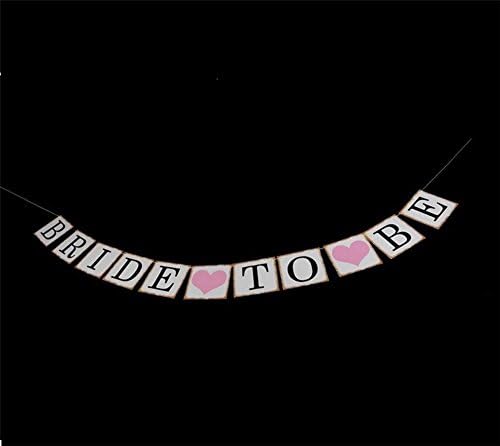 Xikee Wedding Party Bunting Banner Decoration Photo Prop BRIDE TO BE