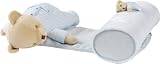 Anti-roll Baby Pillow. Sleep Positioner Baby Pillow. Moons and Stars Collection. Blue