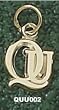 Quinnipiac Univ "Qu" 3/8" Charm/Pendant