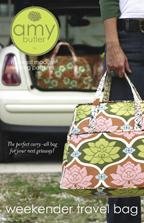 Amy Butler Weekender Travel Tote Bag Sewing Pattern