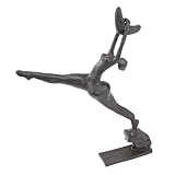 Nude Female Contemporary Cast Iron Statue Sculpture Figurine