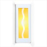 IMAGE OF Amber Wave One Light Wall Sconce Finish: Faux Sonoma Redwood Burl, Bulb Type: Incandescent, Wet Location Single Socket: Yes