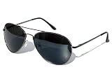 Tedd Haze Federscharnier-Pilotenbrille mit Brillen Beutel