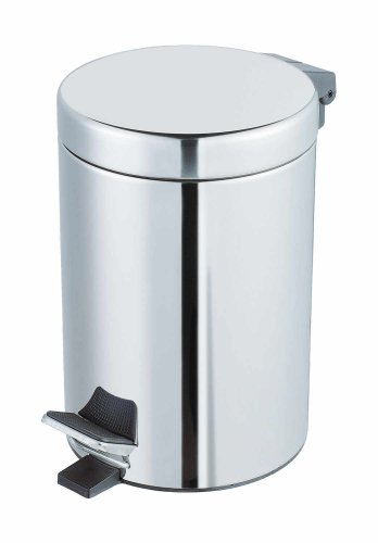 Childrens Toyshop  Outdoor Living : Exclusive Stainless Steel Cosmetic Pedal Bin 3 l