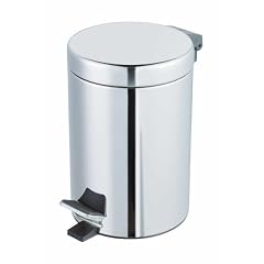 Wenko 15495100 Exclusiv Kosmetik-Treteimer - Edelstahl gl�nzend, rostfrei, 3 Liter, � 17 x 25 cm