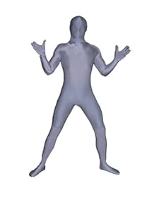 White Full Body Suit - X-Large