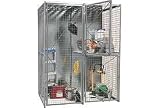 Bulk Storage Locker Back Panel 3'W For Single Or Double Tier
