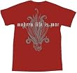MODERN LIFE IS WAR - Corn Skull - Maroon T-shirt