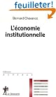 L'économie institutionnelle