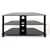 Demagio DM023-BG-BL-Black Glass and Black Column Stand for LCD and Plasma TV - 1000mm Wide, Recommended for Screen Sizes up to 42"
