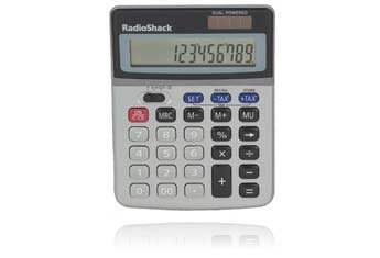 12-Digit Dual-Power Calculator with Tax Function
