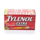 Tylenol Acetaminophen Extra Strength (500 mg), 225-Count Cool Caplets (Pack of 2)