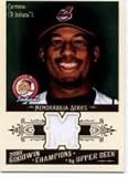2009 Upper Deck Goodwin Champions Memorabilia #FC Fausto Carmona - Cleveland Indians (Piece of Authentic Jersey / Material) (Baseball Cards)