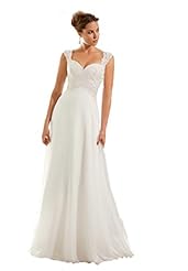 Chiffon Lace Backless Wedding Dress 