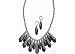 Jewelry : Lifestyle Studios Black Facet Linear Bead Set