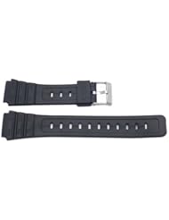 Casio Replacement 18mm Black Watch Band - P3020