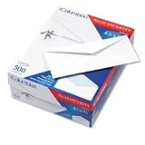 Columbian CO128 Columbian Gummed Flap Business Envelopes w/Privacy Tint, 4-1/8 X 9-1/2, 500/Box