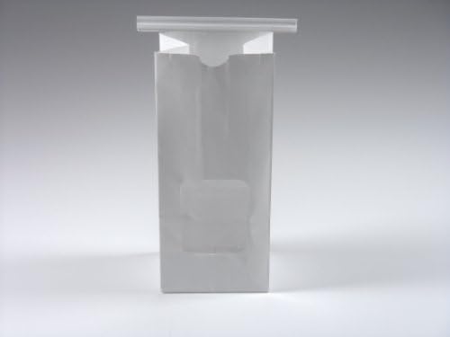 200 1/2 Lb. Tin Tie Bakery Bag w/ Window - White