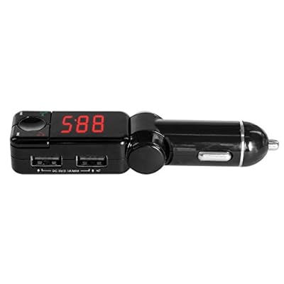 Bluetooth Car Charger, DMG High Performance LED Display Digital Wireless Bluetooth FM Transmitter, In-Car Bluetooth...