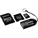 Photo : Kingston Flash Memory MBLY/4GB Mobilty Kit with 4 GB MicroSD Card Reader and 3 Adapters