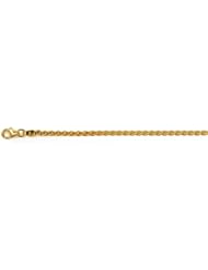 CleverEves 18Kt Yellow Gold Wheat 2.5mm Bracelet