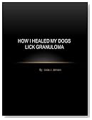 How I Healed My Dog's Lick Granuloma