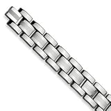 Tungsten and Polished Bracelet TUB112-8.5
