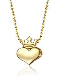 Alex Woo "Little Rock Star" Heart with Crown Pendant Necklace