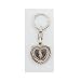 Heart Shaped Key Chain - Divine Mercy - MADE IN ITALY