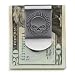 Harley-Davidson&reg; Men's Skull Money Clip, raw nickel finish, spring clip, engraved skull graphic, Made in USA, 99453-06V