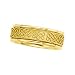 14k Yellow Gold Bridal Engagement Ring Celtic Band - Size 10