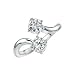 Silver Double Cubic Zirconia Ring by Elements