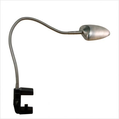 Snake Lamp in Polished Aluminum
