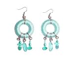 Azure Fiber Earrings