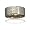 Zirconium Plated Tungsten Carbide Men's Ring with Cross Design- Size 8
