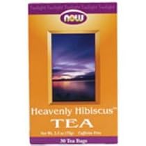 Now Foods Heavenly Hibiscus Tea, 30 Tea Bags, 2 oz (60 g) by ClubNatural
