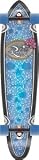 Riviera Hibiskulls Blue Foam Top Complete Skateboard - 9.7 x 40.75