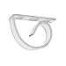 Party Essentials Hard Plastic Table Cover Clips, Clear (Case of 100)