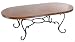 Copper Oblong Oval Tabletop 58