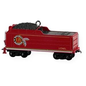 LIONEL Holiday Red Mikado Tender 2009 Hallmark Ornament