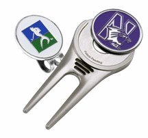 Northwestern Wildcats Divot Tool Hat Clip With Golf Ball Marker Of 2)