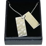 Ben Sherman Gents Metal Double Dog Tag Pendant on 16 Chain