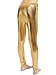 Aaronano Little Girls' Metallic Color Shiny Stretch Leggings
