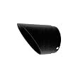 Kerker Slip-Ons and Systems/SE Series Black End Caps - Size : Rolled Edge