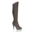 Pleaser Boots Women's FLAIR-2010, 4 1/2" Stiletto Heel PF Knee Boot
