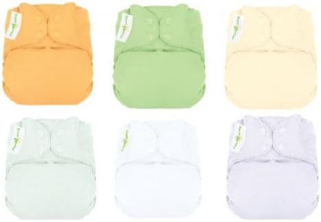 Bumgenius Elemental Organic 12 Pack Neutral Colors Cloth Diapers