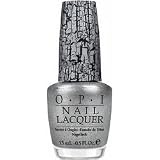 OPI Nail Lacquer, Silver Shatter, 0.5 Fluid Ounce
